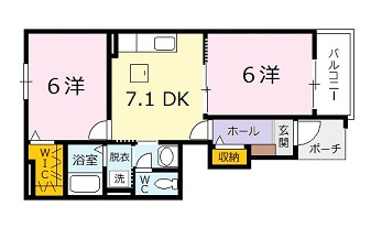 パルティーレの間取り