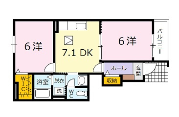 コンフルアンス　ＭⅡの間取り