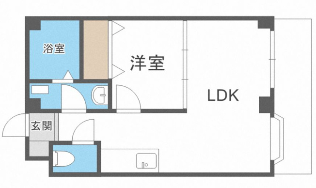 【間取り】 | アンジェラス西新