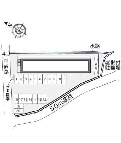 レオパレスブレッツァの区画図