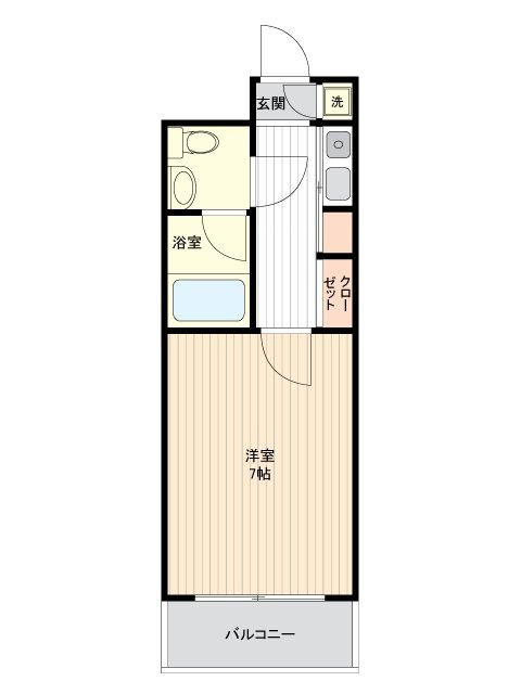 エステートモア・大橋の間取り
