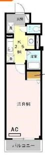 オレンジコート西心斎橋の間取り