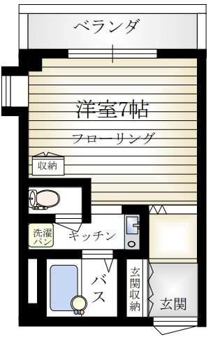 ジョイフル六甲Ⅴの間取り