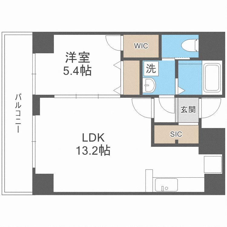 REIOS谷町の間取り
