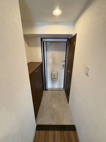 シャルマンフジリッツ谷町Ⅱ番館の玄関