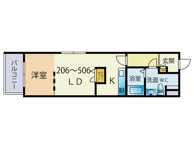 GRANPASEO大濠の間取り