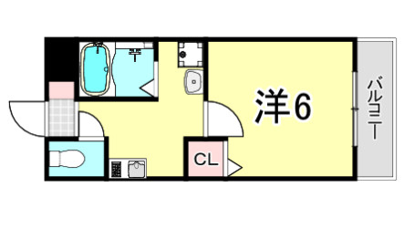 三記マンションⅢの間取り