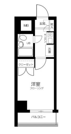  Ｕ・Ｈ神田川の間取り