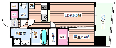 【間取り】 | セレニテ天六リアン