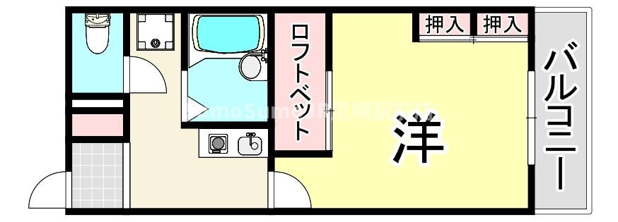 レオパレスRio　ムコガワの間取り
