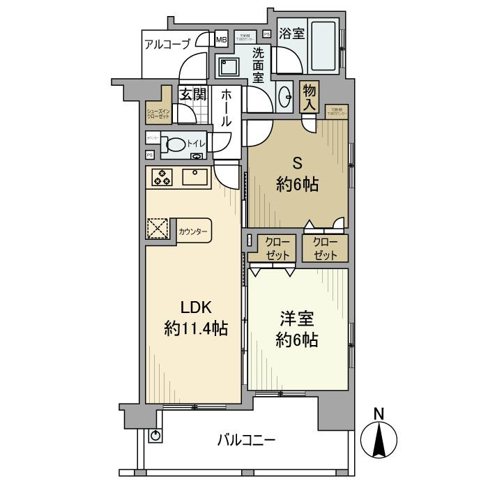 エステムプラザ芝公園の間取り