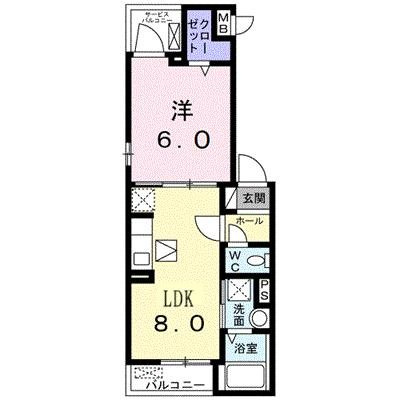 レジデンス　マイの間取り