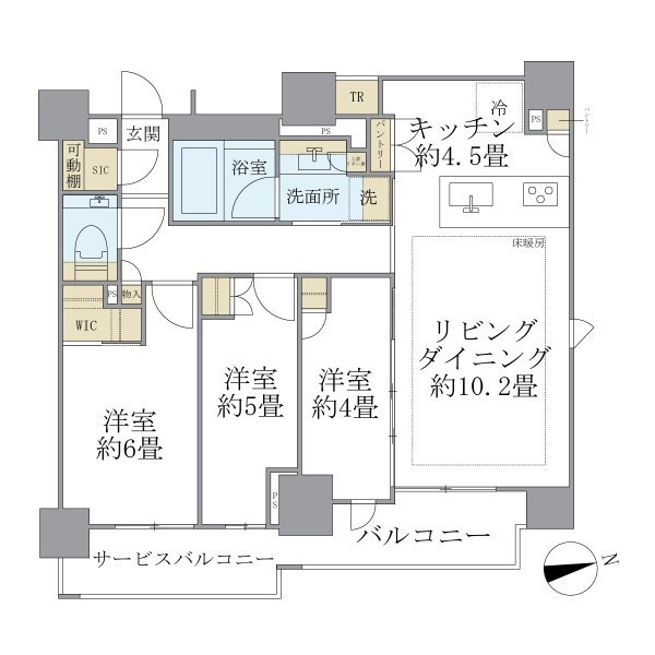 Ｂｒｉｌｌｉａ早稲田鶴巻町の間取り