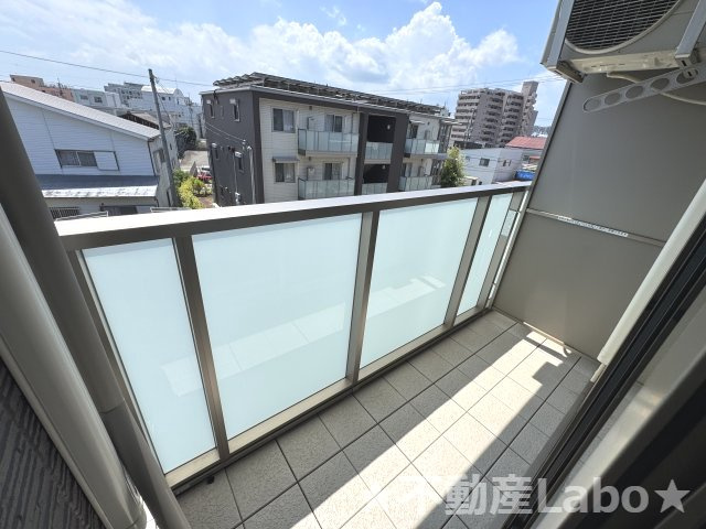 徳島市福島１丁目の賃貸マンションのバルコニー