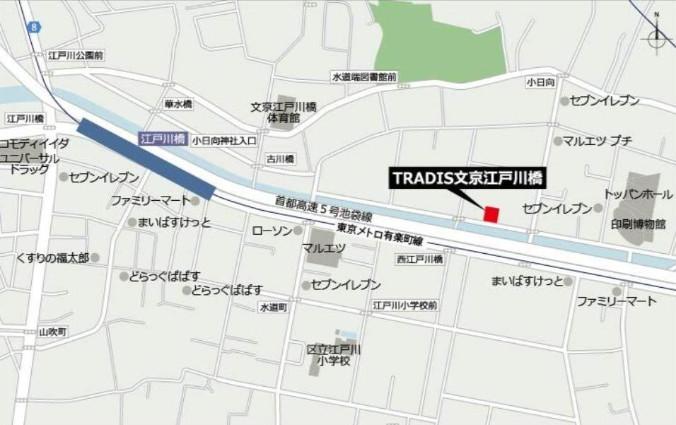 ＣＲＥＡＴＩＦ文京江戸川橋の地図