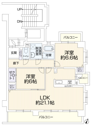 グローリアス春日井六軒屋町の間取り