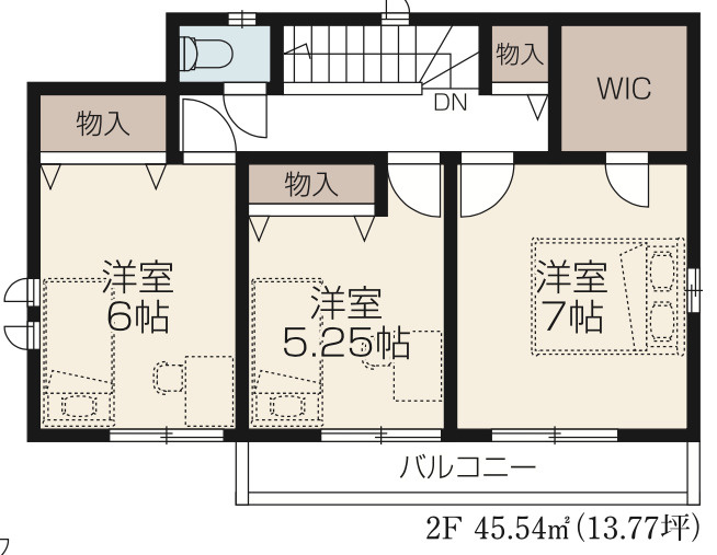【仲介手数料無料】入間市　高倉　３期　全１棟　入間市の不動産なら西武ハウジングの間取り