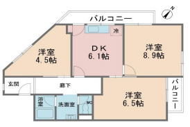 カルチェ六甲台の間取り