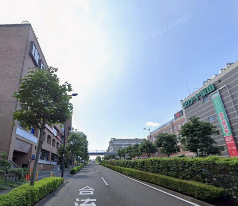 多摩市諏訪２丁目の店舗事務所の周辺
