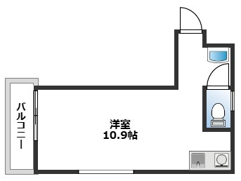 ソレイユ中原の間取り