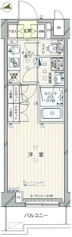 ルーブル大島弐番館の間取り