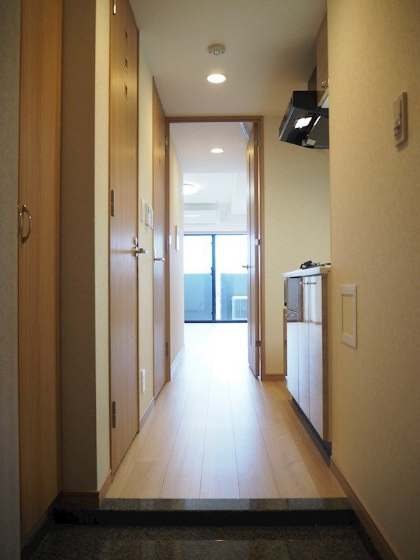 ルーブル大島弐番館の玄関