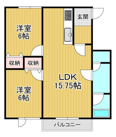 チェリージオⅠの間取り