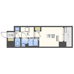 プレサンス難波ヴィータの間取り