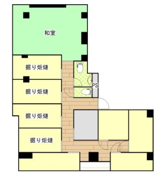 大宇市ビル（ダイタカイチビル）の間取り