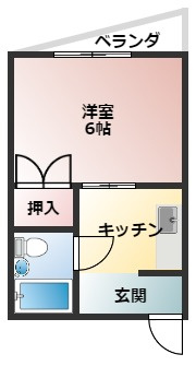 山口ハイツの間取り