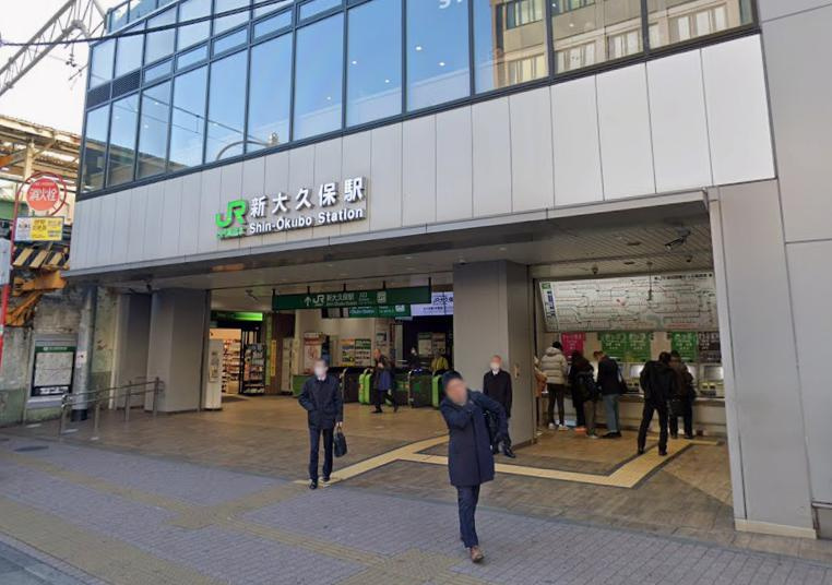 新宿区百人町１丁目の店舗事務所の周辺