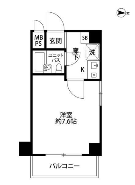 ライオンズマンション東駒形の間取り