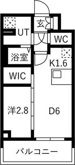 メイクスアート名古屋リニアFRONTの間取り