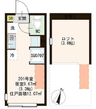 CHACHAの間取り
