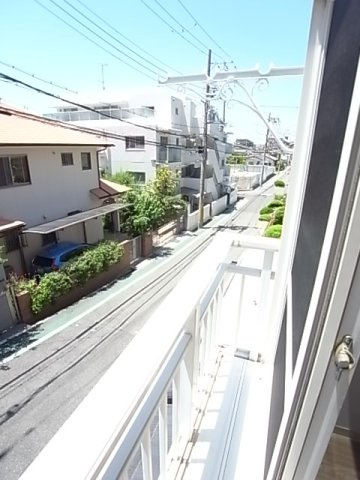 大久保ハイツのバルコニー