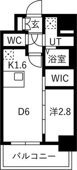 メイクスアート名古屋リニアFRONTの間取り