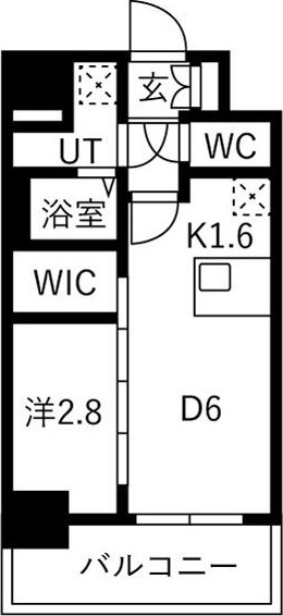 メイクスアート名古屋リニアFRONTの間取り