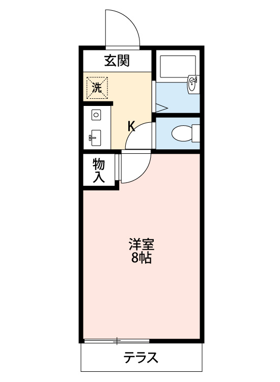 コーポウエストIII　　刈谷市近郊の賃貸はクラスホーム刈谷店の間取り