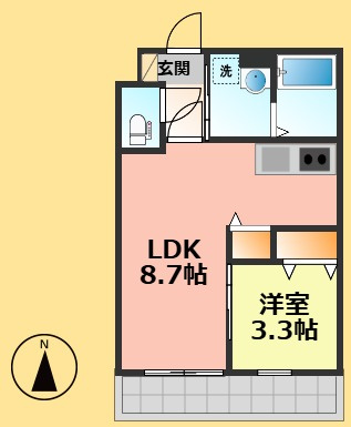 【間取り】 | ジーメゾン名古屋大杉ジュミエ