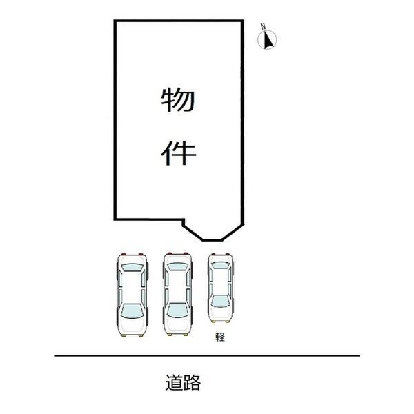 長久手市坊の後１１１６戸建の区画図