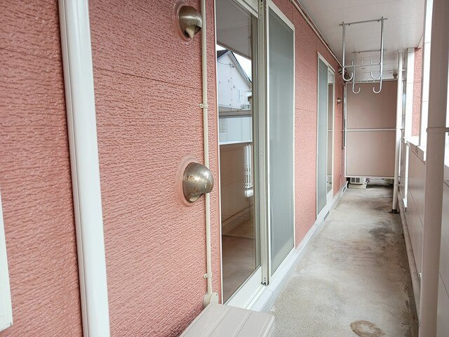 ディライト一番町のバルコニー