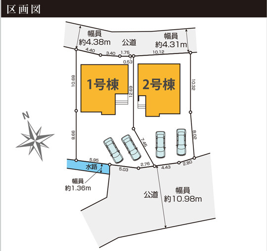 多賀城市八幡の区画図
