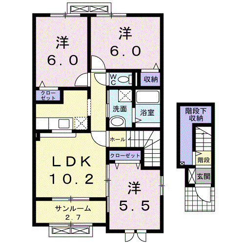 風雅の間取り