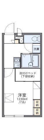レオパレスベガの間取り
