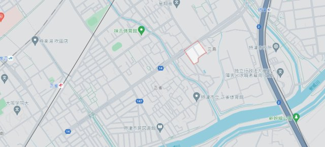 サンシティミシマの地図