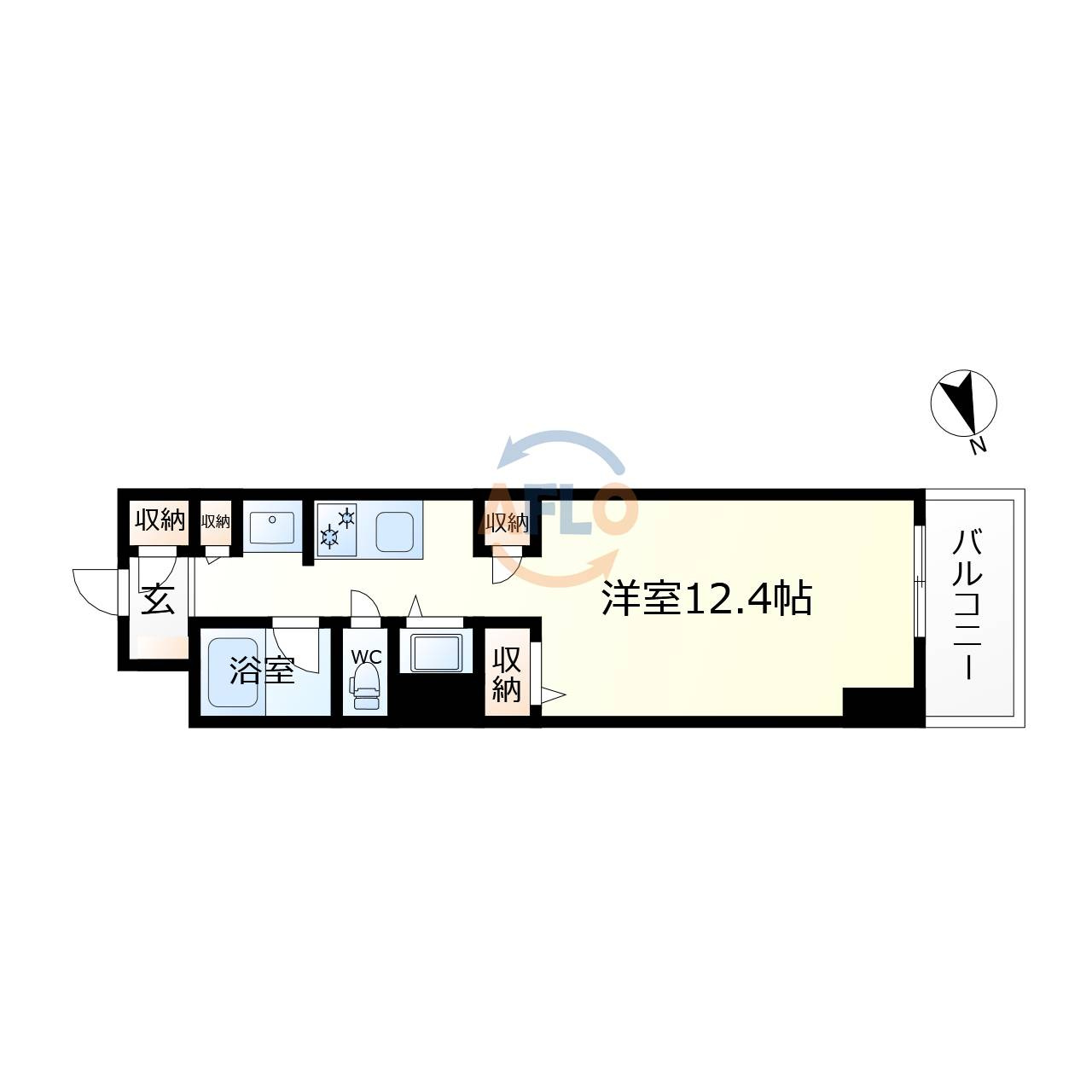 サンエール南堀江　日吉小学校区の間取り|サンエール南堀江　間取り