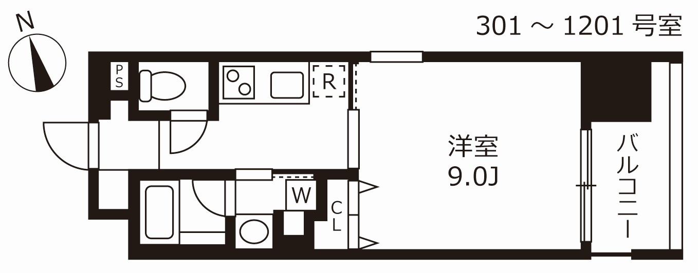 花の木ライズの間取り