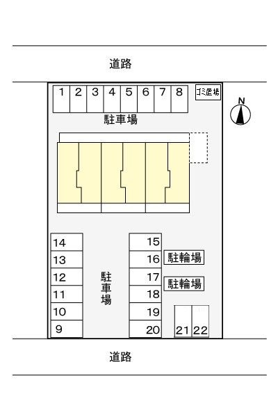 ソレイユの区画図