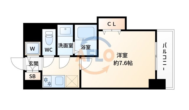 Luxe新大阪Ⅳの間取り|Luxe新大阪Ⅳ　間取り
