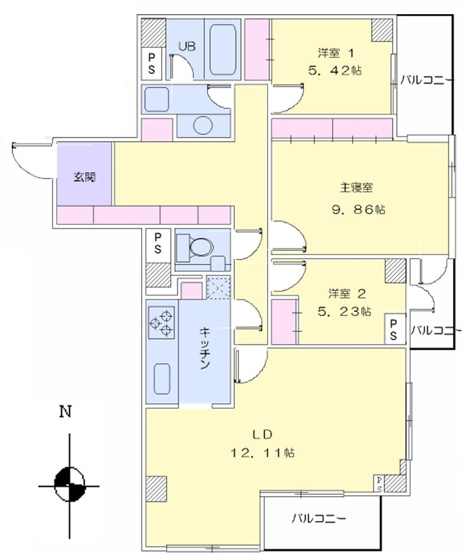 【間取り】 | クリスタルコート